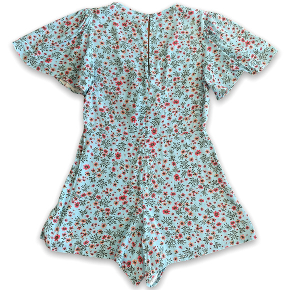 Blue Life x Planet Blue Yari Romper Sample Floral Cutout Women's Small NWT - Picture 4 of 10